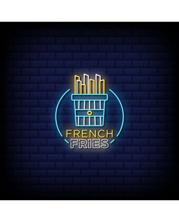 French Fries Shop Neon Sign