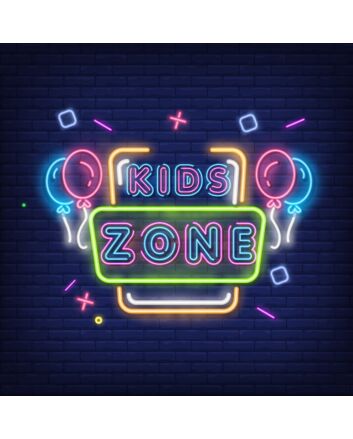 Funky Kids Zone Neon Sign