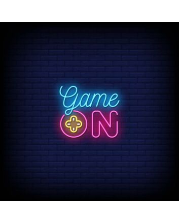 Game On Neon Sign