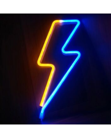 Bowie lightning bolt &#8211; LED neon sign