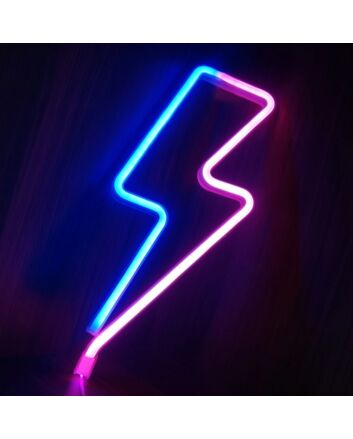 Bowie lightning bolt &#8211; LED neon sign