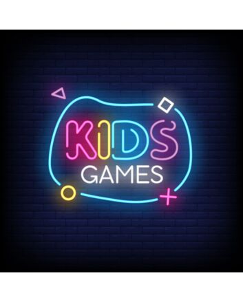 Kids Games Neon Sign