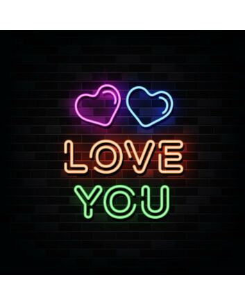 Love You Neon Sign