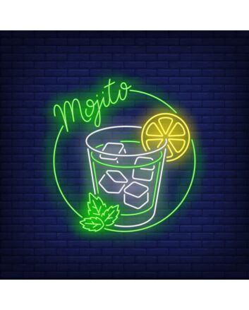 Mojito Drink Neon Sign