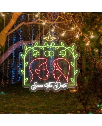 Save The Date Neon Sign