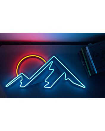 Mountain Neon Wall Art &#8211; Bedroom Neon Sign