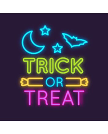 Trick Or Treat Neon Sign