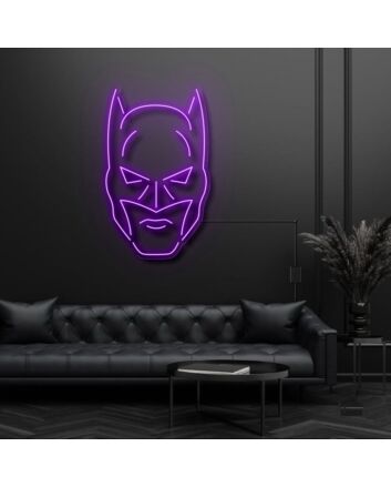 Batman Face Neon Sign