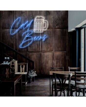 Cold Beers With Mug Neon Sign