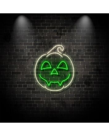 Halloween Pumpkin Neon Sign