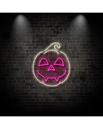 Halloween Pumpkin Neon Sign