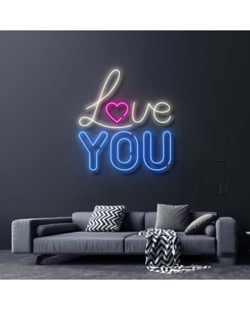 Love You Neon Sign