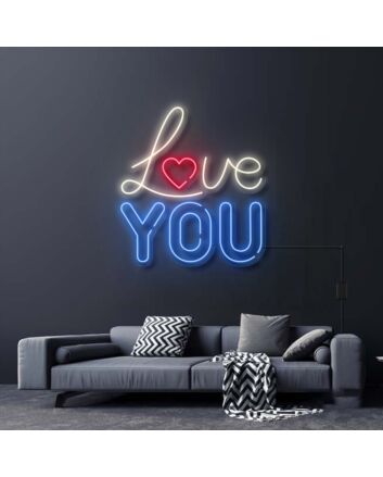 Love You Neon Sign