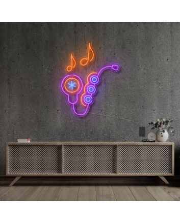 Saxophone V1 Neon Sign