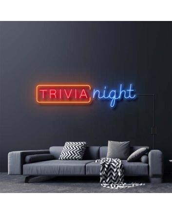 Trivia Night Neon Sign
