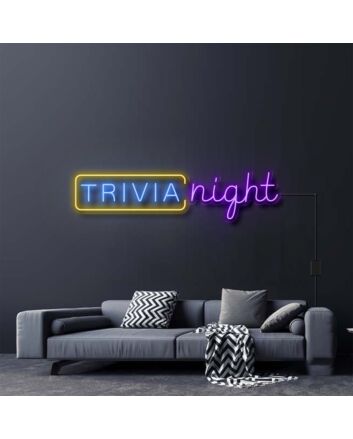 Trivia Night Neon Sign