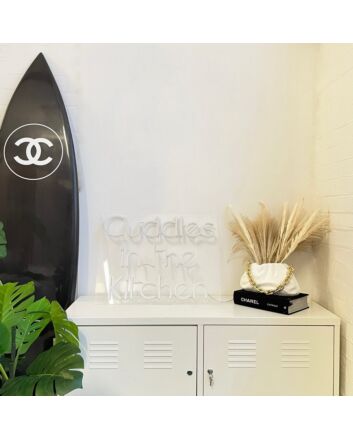 Cuddles In The Kitchen Neon Sign