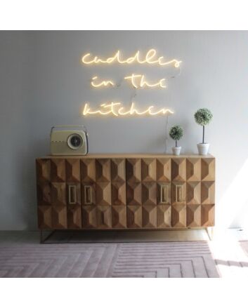 Cuddles In The Kitchen V1 Neon Sign