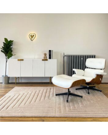 Gold Mirror Heart Neon Sign