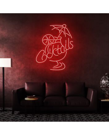 Cocktails Neon Sign