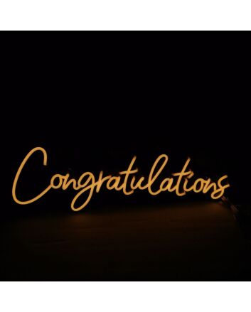 Congratulations Neon Sign