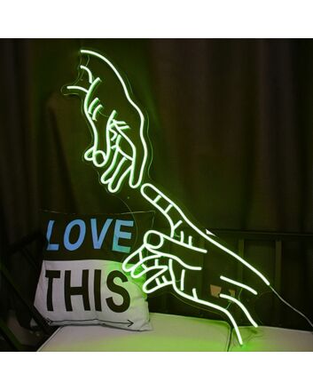 Hand Of God Neon Sign