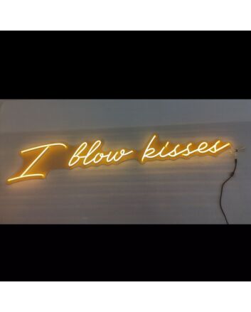 I Blow Kisses Neon Sign