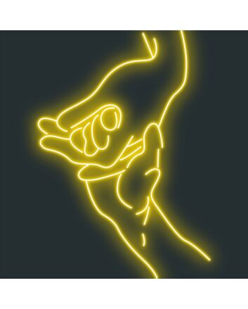 Love Hand Neon Sign