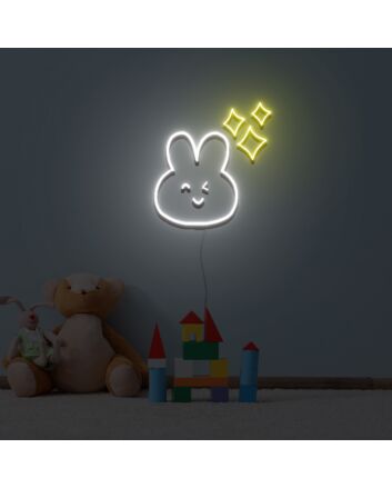 Little Rabbit Wink Neon Sign Fashion Custom Neon Sign Lights Night Lamp Led Neon Sign Light For Home Party