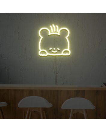 Relax Cute Bear Neon Sign Fashion Custom Neon Sign Lights Night Lamp Led Neon Sign Light For Home Party