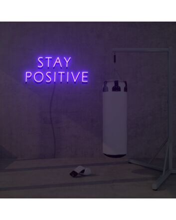 Stay Positive Neon Sign Lights Night Lamp Led Neon Sign Light For Home Party