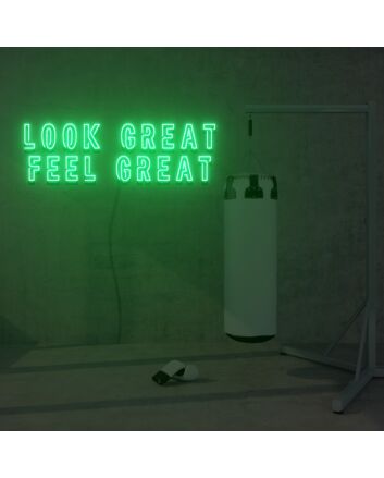 Look Great Feel Great Neon Sign Lights Night Lamp Led Neon Sign Light For Home Party