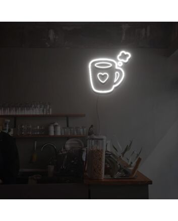 Love Hot Coffee Neon Sign Lights Night Lamp Led Neon Sign Light For Home Party