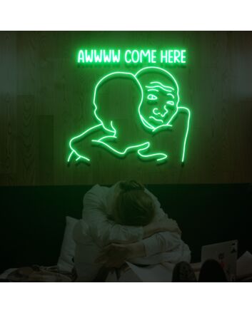 Come Here Neon Sign Lights Night Lamp Led Neon Sign Light For Home Party