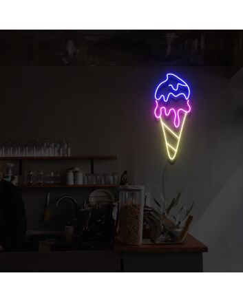 Ice Cream Neon Sign Lights Night Lamp Led Neon Sign Light For Home Party