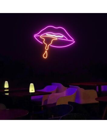 Lips Neon Sign Lights Night Lamp Led Neon Sign Light For Home Party