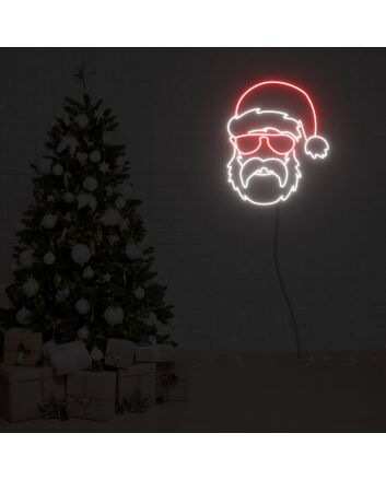 Hipster Santa Neon Sign Lights Night Lamp Led Neon Sign Light For Home Party