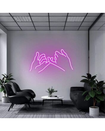 Pinky Promise&#39; Neon Sign