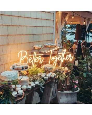 Wedding Parties Better Together Neon Sign