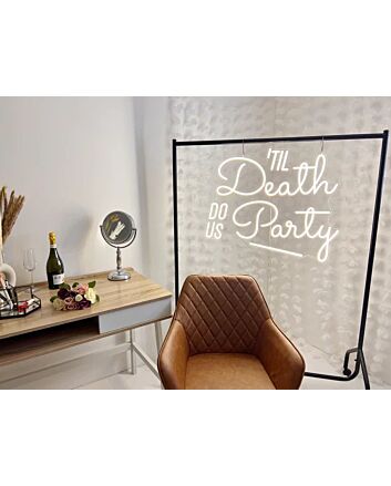 Til Death Do Us Party Neon Sign