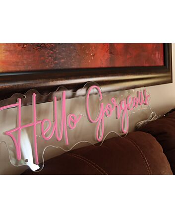 Hello Gorgeous Neon Sign