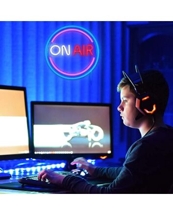 Led On Air Neon Signs Wall Decor For Podcasts Studios