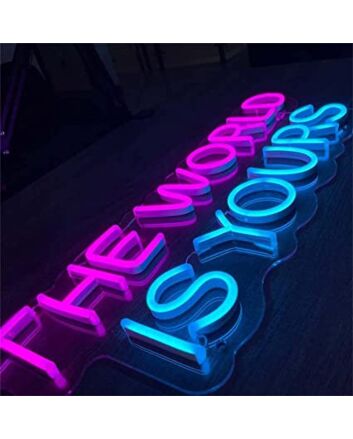 The Word Is Yours Neon Sign