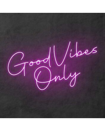 Good Vibes Only&#39; Neon Sign