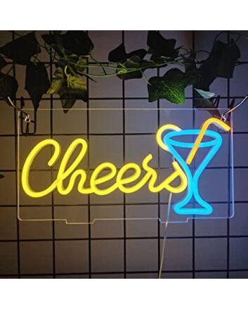 Cocktail Cheers Neon Light