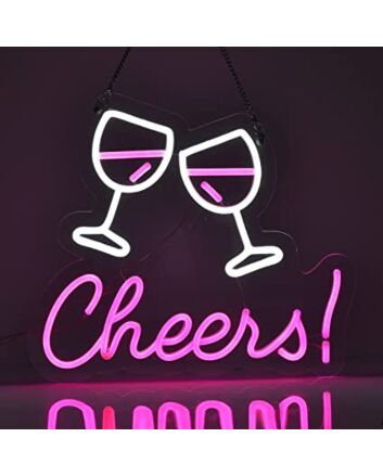 Cheers To Wine Neon Light