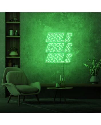 Girls Girls Girls Led Neon Sign For Decoration