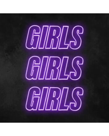 Girls Girls Girls Neon Lamp