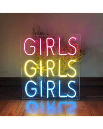Girls Girls Girls Neon Sign For Bar