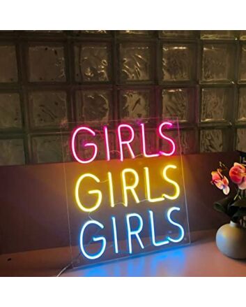 Girls Girls Girls Neon Sign For Bar